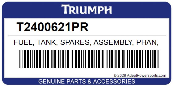 Triumph T2400621PR Fuel, Tank, Spares, Assembly, Phan, Blk