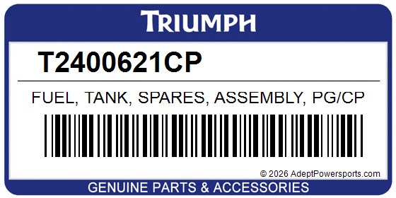 Triumph T2400621CP Fuel, Tank, Spares, Assembly, Pg/Cp