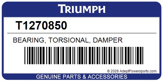 Triumph T1270850 Bearing, Torsional, Damper