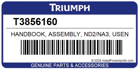 Triumph T3856160 Handbook, Assembly, Nd2/Na3, Usen
