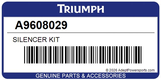 Triumph A9608029 Silencer Kit
