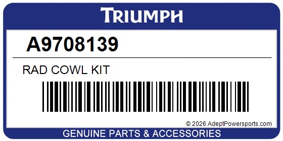 Triumph A9708139 Rad Cowl Kit