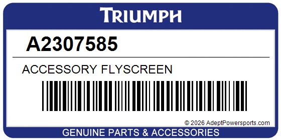 Triumph A2307585 Accessory Flyscreen