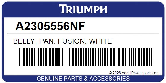 Triumph A2305556NF Belly, Pan, Fusion, White