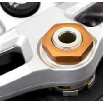 Triumph A9638016 Anodised, Top, Yoke, Nut, Gold