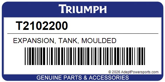 Triumph T2102200 Expansion, Tank, Moulded