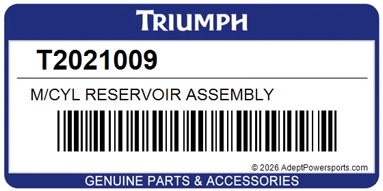Triumph T2021009 M/Cyl Reservoir Assembly