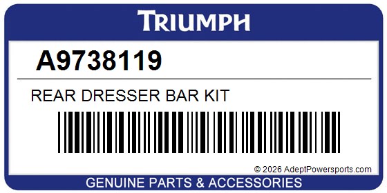 Triumph A9738119 Rear Dresser Bar Kit