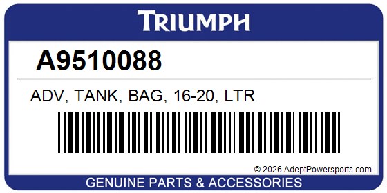 Triumph A9510088 Adv, Tank, Bag, 16-20, Ltr