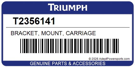 Triumph T2356141 Bracket, Mount, Carriage