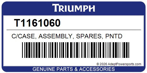 Triumph T1161060 C/Case, Assembly, Spares, Pntd