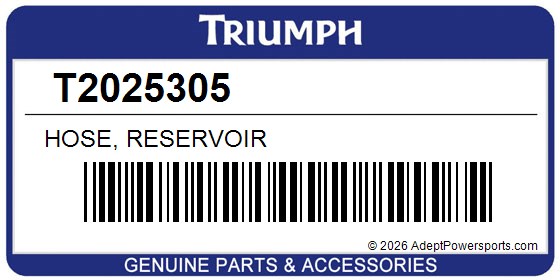 Triumph T2025305 Hose, Reservoir