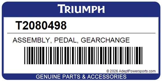 Triumph T2080498 Assembly, Pedal, Gearchange