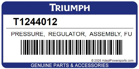 Triumph T1244012 Pressure, Regulator, Assembly, Fuel