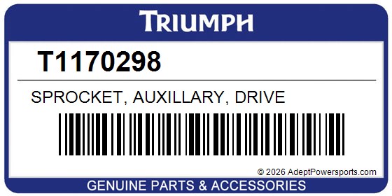Triumph T1170298 Sprocket, Auxillary, Drive