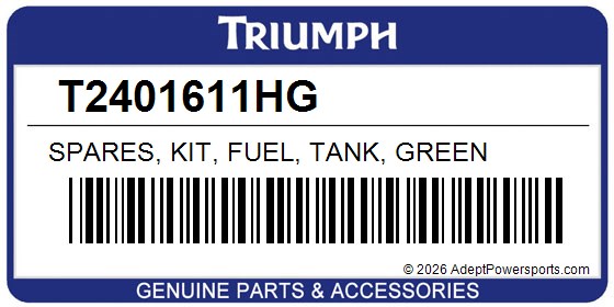 Triumph T2401611HG Spares, Kit, Fuel, Tank, Green