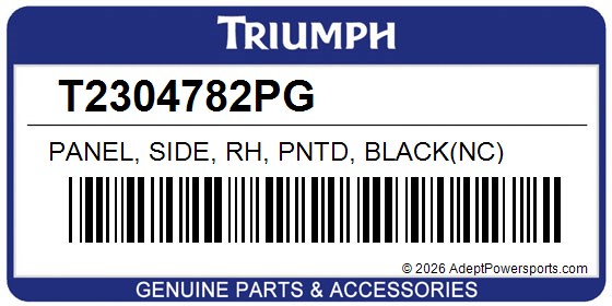 Triumph T2304782PG Panel, Side, Rh, Pntd, Black(Nc)