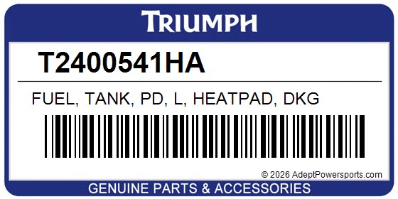 Triumph T2400541HA Fuel, Tank, Pd, L, Heatpad, Dkg