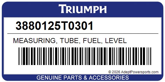 Triumph 3880125T0301 Measuring, Tube, Fuel, Level