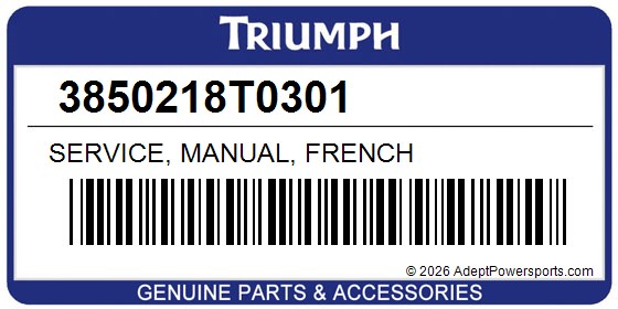 Triumph 3850218T0301 Service, Manual, French