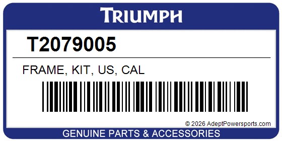 Triumph T2079005 Frame, Kit, Us, Cal