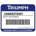 Triumph 1240052T0301 Pilot Air Screw