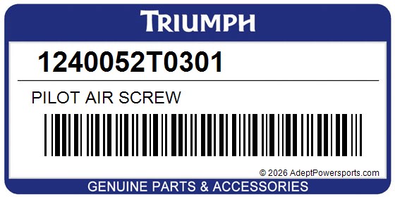 Triumph 1240052T0301 Pilot Air Screw