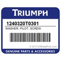 Triumph 1240320T0301 Washer, Pilot, Screw
