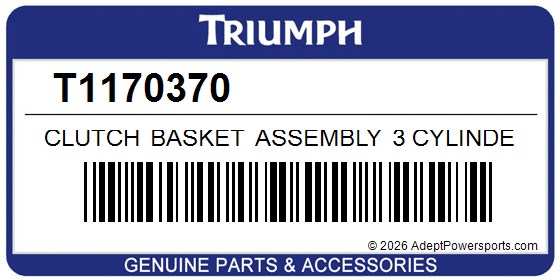 Triumph T1170370 Clutch Basket Assembly 3 Cylinder