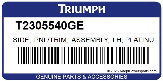 Triumph T2305540GE Side, Pnl/Trim, Assembly, Lh, Platinum