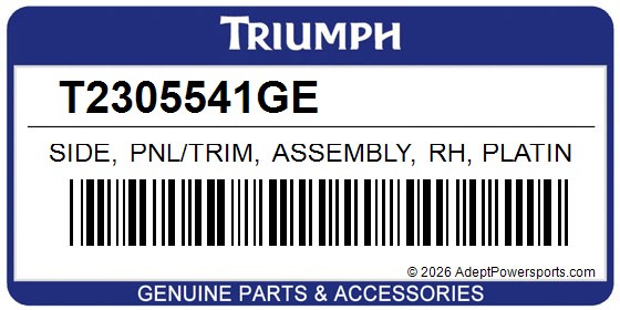 Triumph T2305541GE Side, Pnl/Trim, Assembly, Rh, Platinum