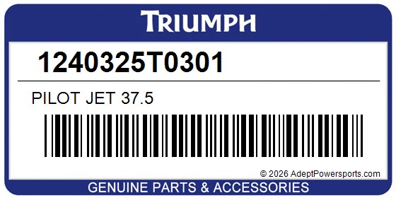 Triumph 1240325T0301 Pilot Jet 37.5