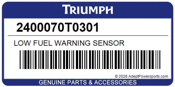 Triumph 2400070T0301 Low Fuel Warning Sensor