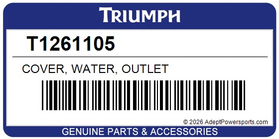 Triumph T1261105 Cover, Water, Outlet