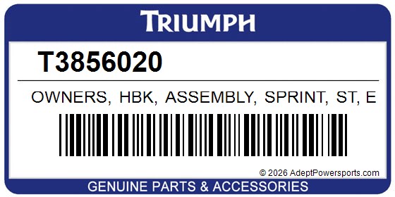 Triumph T3856020 Owners, Hbk, Assembly, Sprint, St, Es