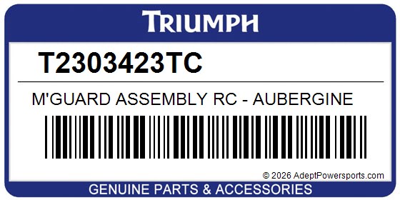 Triumph T2303423TC M'guard Assembly Rc - Aubergine