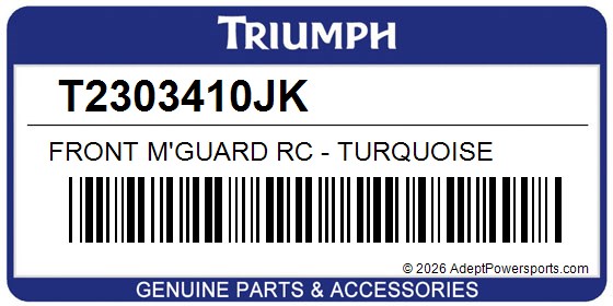 Triumph T2303410JK Front M'guard Rc - Turquoise