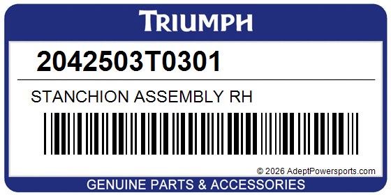 Triumph 2042503T0301 Stanchion Assembly Rh