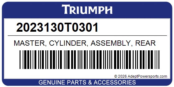 Triumph 2023130T0301 Master, Cylinder, Assembly, Rear