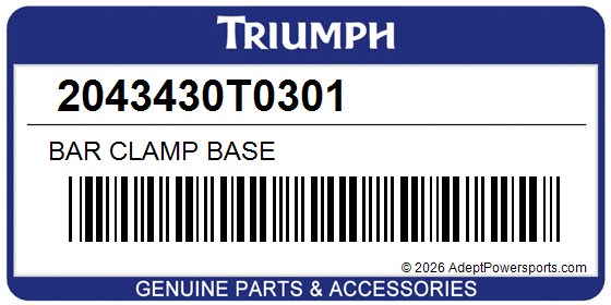 Triumph 2043430T0301 Bar Clamp Base
