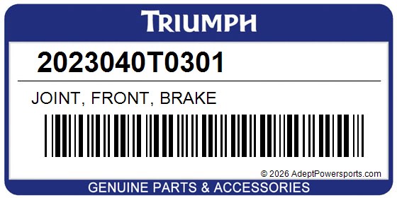 Triumph 2023040T0301 Joint, Front, Brake