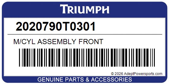 Triumph 2020790T0301 M/Cyl Assembly Front