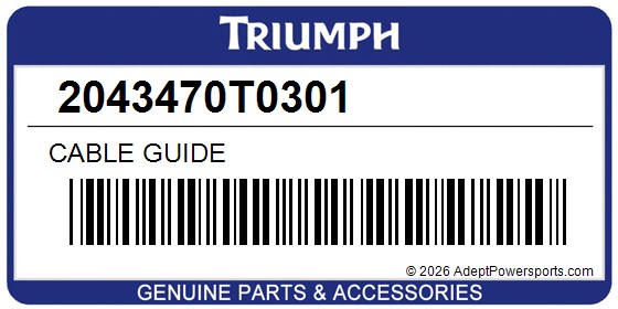 Triumph 2043470T0301 Cable Guide