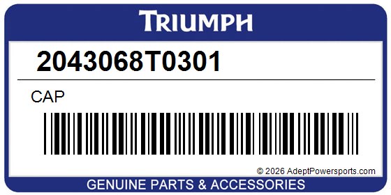 Triumph 2043068T0301 Cap
