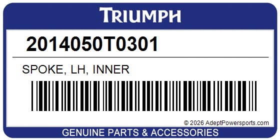 Triumph 2014050T0301 Spoke, Lh, Inner