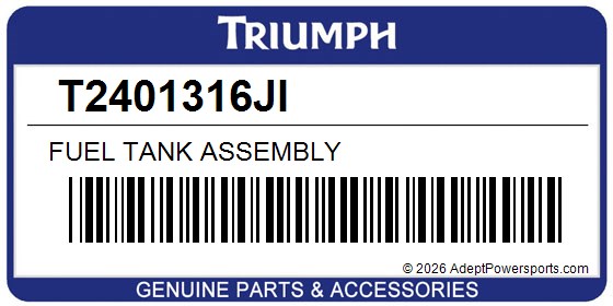 Triumph T2401316JI Fuel Tank Assembly