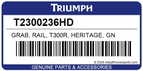 Triumph T2300236HD Grab, Rail, T300r, Heritage, Gn