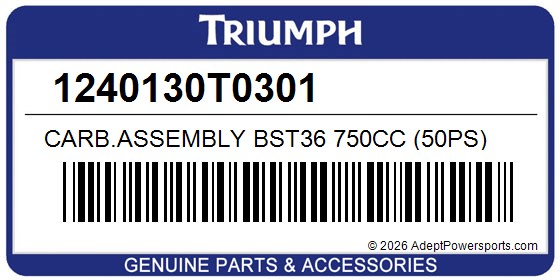 Triumph 1240130T0301 Carb.Assembly Bst36 750Cc (50Ps)