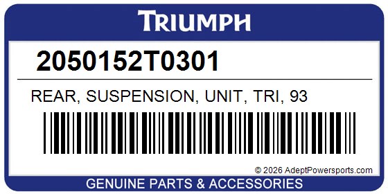 Triumph 2050152T0301 Rear, Suspension, Unit, Tri, 93