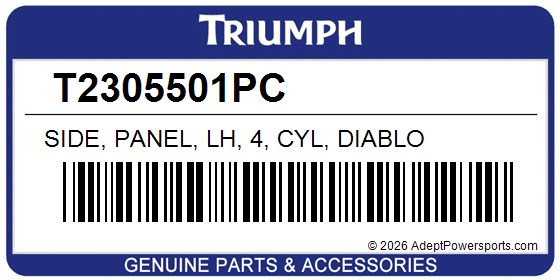 Triumph T2305501PC Side, Panel, Lh, 4, Cyl, Diablo
